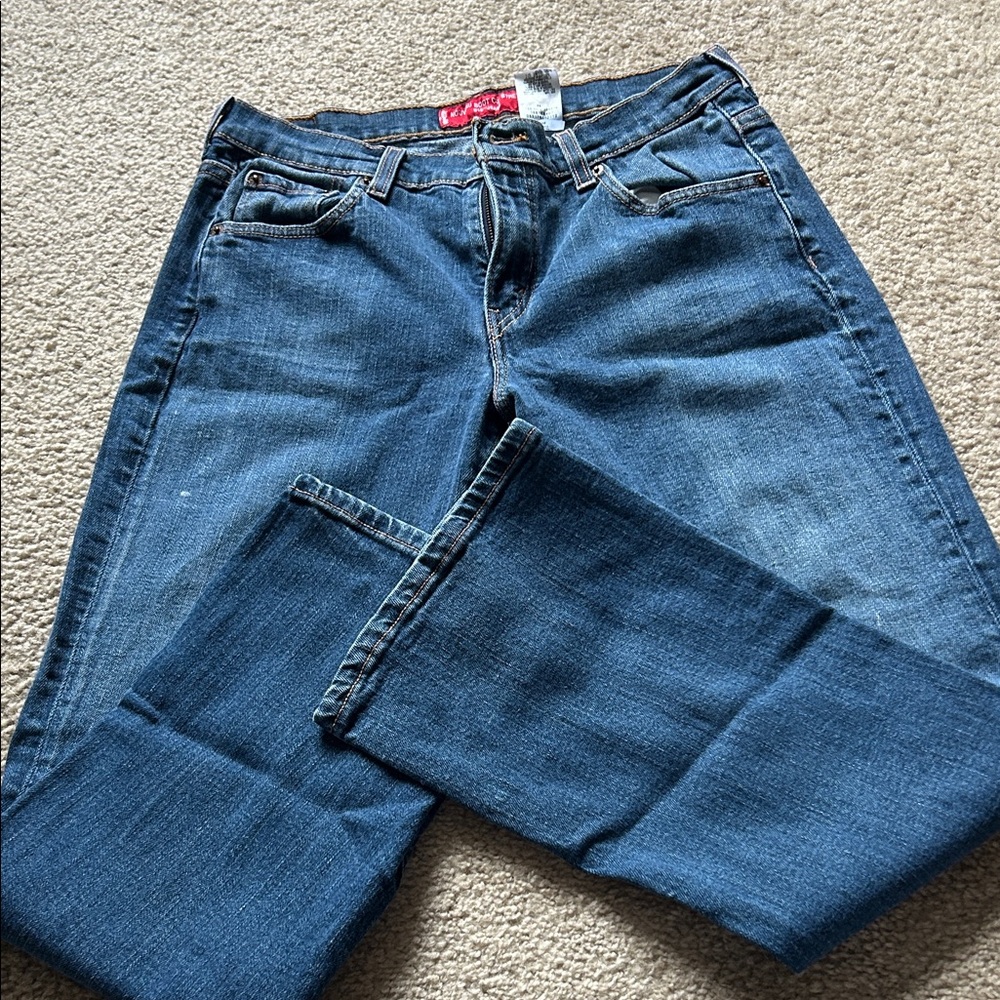 Levi's Stretch Bootcut Jeans in Classic Blue